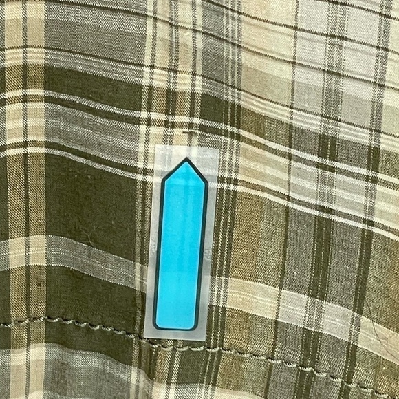 Caribbean Joe Women Shorts Size 14 Sagebrush Green Plaid 4 Pockets NWT - Picture 2 of 11